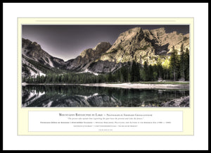 02.01.01.10.A — Landscapes — Mountains Reflected in Lake — PhotoPrint™