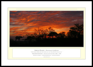 02.01.01.15.A — Landscapes — African Sunset — PhotoPrint™