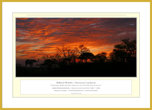 02.01.01.15.A — Landscapes — African Sunset — PhotoPrint™