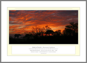 02.01.01.15.A — Landscapes — African Sunset — PhotoPrint™