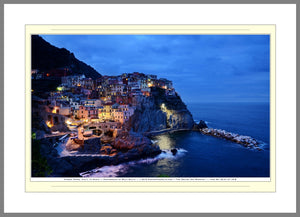 02.01.01.16.B — Landscapes — Cinque Terre, Italy, at Night — SoloPhoto™