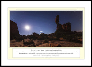 02.01.01.21.A — Landscapes — Desert Scene at Night — PhotoPrint™