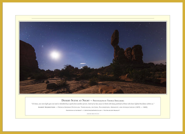 02.01.01.21.A — Landscapes — Desert Scene at Night — PhotoPrint™