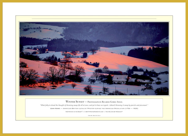 02.01.01.31.A — Landscapes — Winter Sunset — PhotoPrint™