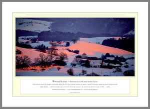 02.01.01.31.A — Landscapes — Winter Sunset — PhotoPrint™