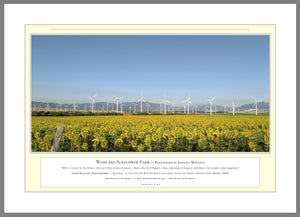 02.01.01.32.A — Landscapes — Wind and Sunflower Farm — PhotoPrint™