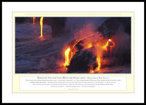 02.01.01.41.A — Landscapes — Hawai‘ian Volcanic Lava Meets the Ocean — PhotoPrint™