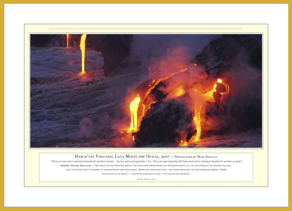 02.01.01.41.A — Landscapes — Hawai‘ian Volcanic Lava Meets the Ocean — PhotoPrint™