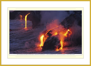 02.01.01.41.B — Landscapes — Hawai‘ian Volcanic Lava Meets the Ocean — SoloPhoto™