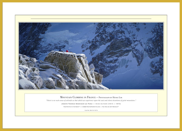 02.01.01.47.A — Landscapes — Mountain Climbing in France — PhotoPrint™