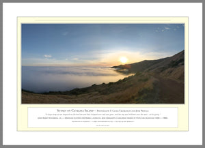 02.01.01.53.A — Landscapes — Sunset on Catalina Island — PhotoPrint™