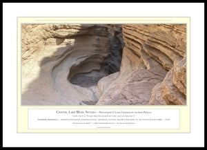 02.01.01.55.A — Landscapes — Canyon, Lake Mead, Nevada — PhotoPrint™