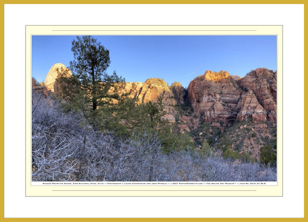 02.01.01.59.B — Landscapes — Rugged Mountain Range, Zion National Park, Utah — SoloPhoto™