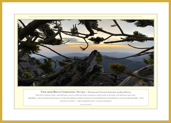 02.01.01.60.A — Landscapes — View from Mount Charleston, Nevada — PhotoPrint™