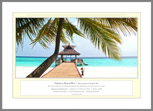 03.01.01.04.A — Water Scenes — Tropical Beach Hut — PhotoPrint™