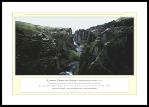 03.01.01.08.A — Water Scenes — Icelandic Canyon and Stream — PhotoPrint™