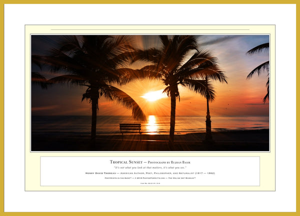 03.01.01.14.A — Water Scenes — Tropical Sunset — PhotoPrint™