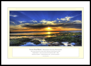 03.01.01.20.A — Water Scenes — Sunset Over Marsh — PhotoPrint™