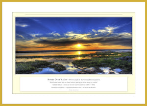 03.01.01.20.A — Water Scenes — Sunset Over Marsh — PhotoPrint™