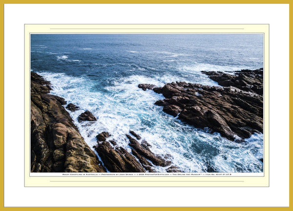 03.01.01.27.B — Water Scenes — Rocky Coastline in Australia — SoloPhoto™