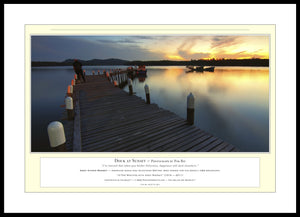 03.01.01.29.A — Water Scenes — Dock at Sunset — PhotoPrint™