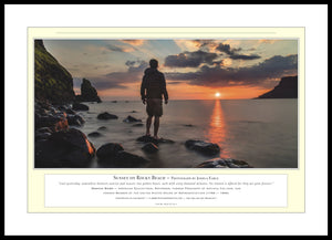 03.01.01.31.A — Water Scenes — Sunset on Rocky Beach — PhotoPrint™