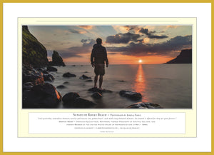 03.01.01.31.A — Water Scenes — Sunset on Rocky Beach — PhotoPrint™