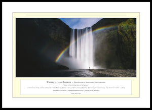 03.01.01.32.A — Water Scenes — Waterfall and Rainbow — PhotoPrint™