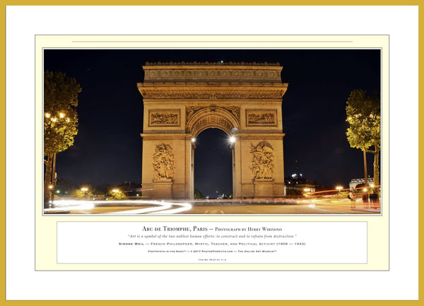 05.01.01.11.A — Buildings and Monuments — Arc de Triomphe, Paris — PhotoPrint™