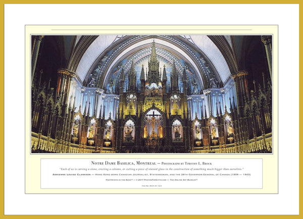 05.01.01.12.A — Buildings and Monuments — Notre Dame Basilica, Montreal — PhotoPrint™