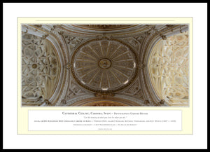 05.01.01.14.A — Buildings and Monuments — Cathedral Ceiling, Cardoba, Spain — PhotoPrint™