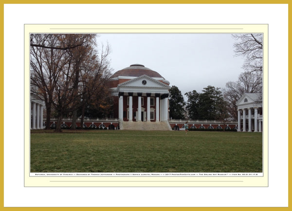 05.01.01.17.B — Buildings and Monuments — Rotunda, University of Virginia — SoloPhoto™