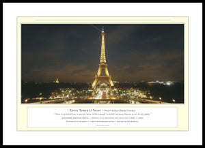 05.01.01.20.A — Buildings and Monuments — Eiffel Tower at Night — PhotoPrint™