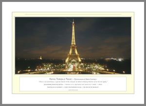 05.01.01.20.A — Buildings and Monuments — Eiffel Tower at Night — PhotoPrint™