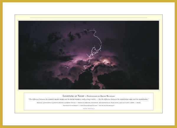 10.01.01.01.A — Unusual Scenes — Lightning at Night — PhotoPrint™