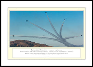 10.01.01.04.A — Unusual Scenes — Blue Angels in Formation — PhotoPrint™