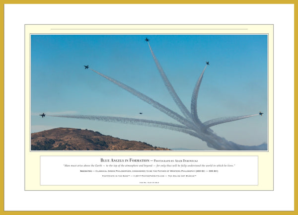 10.01.01.04.A — Unusual Scenes — Blue Angels in Formation — PhotoPrint™