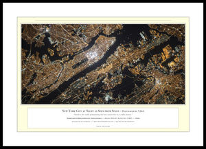 10.01.01.09.A — Unusual Scenes — New York City at Night as Seen from Space — PhotoPrint™