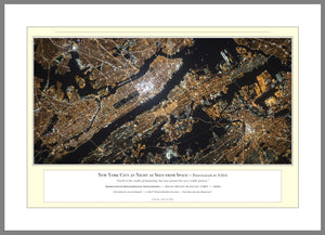 10.01.01.09.A — Unusual Scenes — New York City at Night as Seen from Space — PhotoPrint™