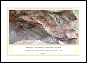 10.01.01.14.A — Unusual Scenes — Prehistoric Cave Handprints — PhotoPrint™