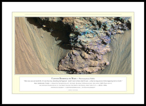 11.01.01.03.A — Unusual Scenes — Canyon Bedrock on Mars — PhotoPrint™