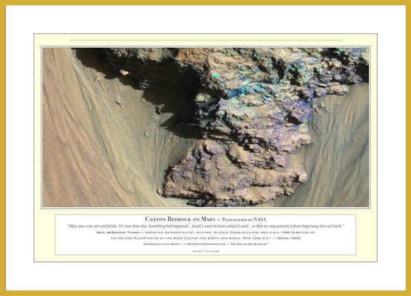 11.01.01.03.A — Unusual Scenes — Canyon Bedrock on Mars — PhotoPrint™