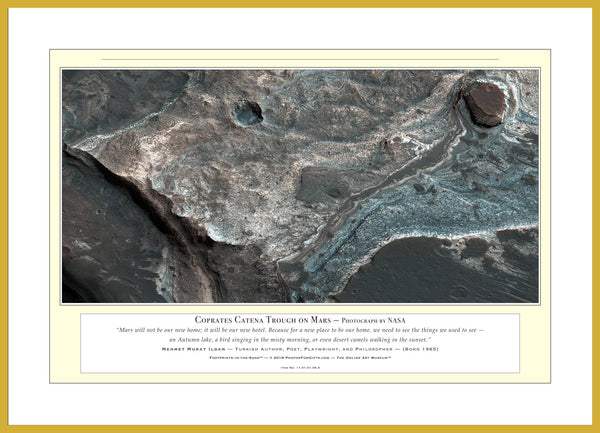 11.01.01.05.A — Unusual Scenes — Coprates Catena Trough on Mars — PhotoPrint™