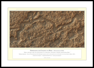 11.01.01.06.A — Unusual Scenes — Depressions and Channels on Mars — PhotoPrint™