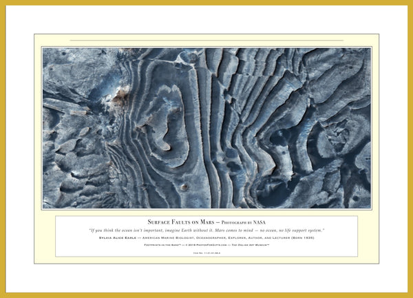 11.01.01.08.A — Unusual Scenes — Surface Faults on Mars — PhotoPrint™