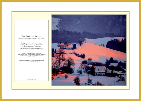 12.01.01.06 — PhotoPosters™ — The Serenity Prayer — PhotoPoster™