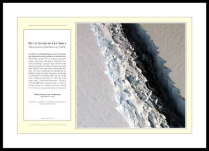 12.01.01.10 — PhotoPosters™ — Rift in Antarctica Ice Shelf — PhotoPoster™