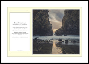 12.01.01.24 — PhotoPosters™ — Rocky Ocean Inlet — PhotoPoster™