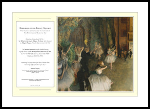 13.01.01.06 — Metropolitan Artworks — Rehearsal of the Ballet Onstage — PhotoPoster™