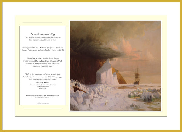 13.01.01.18 — Metropolitan Artworks — Artic Summer of 1869 — PhotoPoster™